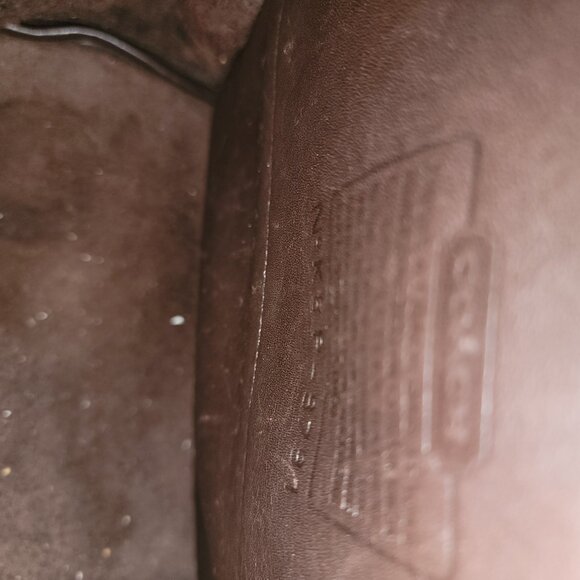 PRICE DROP Coach Womens Backpack Brown Square Turnlock Pockets Adjustable Strap - Picture 13 of 16